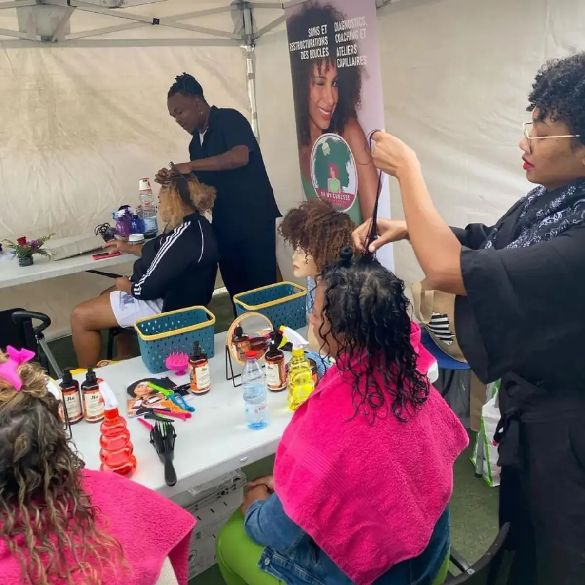 Groupe de bénévoles de l'association Culture Afro